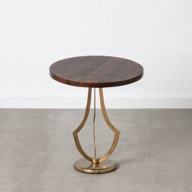 Tavolo aggiuntivo Dorato Naturale 51 x 51 x 58 cm