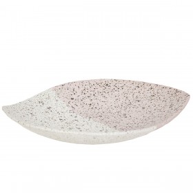 Centrotavola Romimex Bianco Rosa Ceramica 28 x 6 x 23 cm