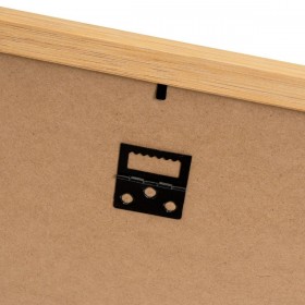 Cornice Portafoto Bianco Naturale Cristallo Legno MDF