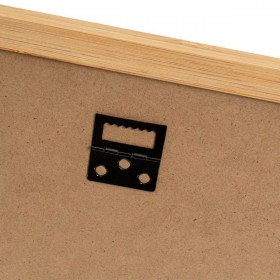 Cornice Portafoto Bianco Naturale Cristallo Legno MDF