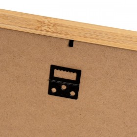 Cornice Portafoto Bianco Naturale Cristallo Legno MDF