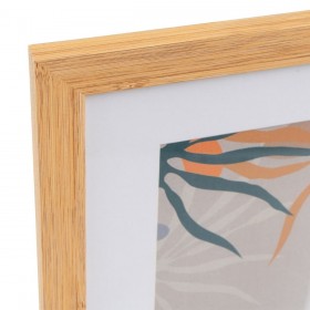 Cornice Portafoto Bianco Naturale Cristallo Legno MDF