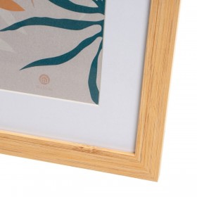 Cornice Portafoto Bianco Naturale Cristallo Legno MDF
