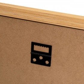 Cornice Portafoto Bianco Naturale Cristallo Legno MDF