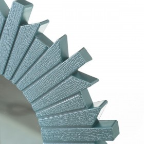 Specchio da parete Azzurro 25 x 1,5 x 25 cm (3 Unità)