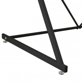 Tavolo aggiuntivo COUNTRIES WORLD Bianco Nero opaco 120 x 60 x 75 cm
