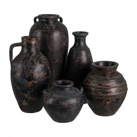 Vaso Marrone Terracotta 23 x 25 x 51 cm