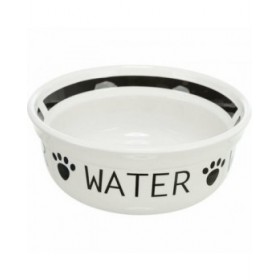 Ciotola per cani Trixie Bianco Nero Ø 13 cm 250 ml