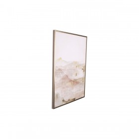 Tela Romimex polistirene Legno MDF Astratto Paesaggio 60 x 80 x 3 cm