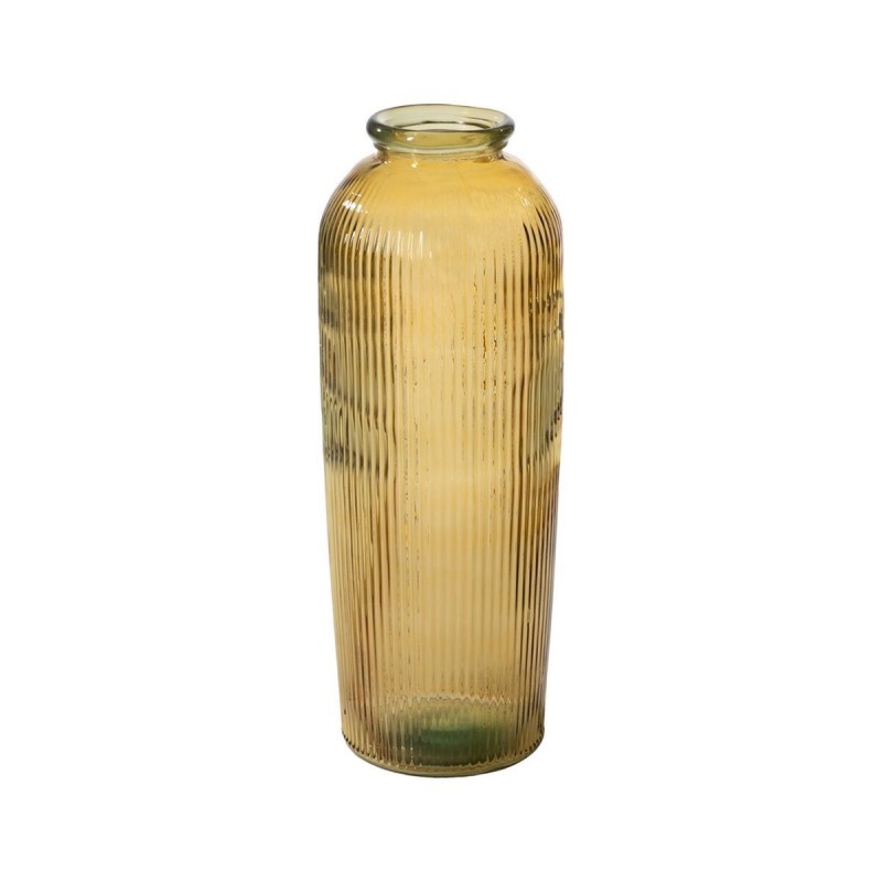 Vaso Giallo vetro riciclato 27 x 27 x 72 cm