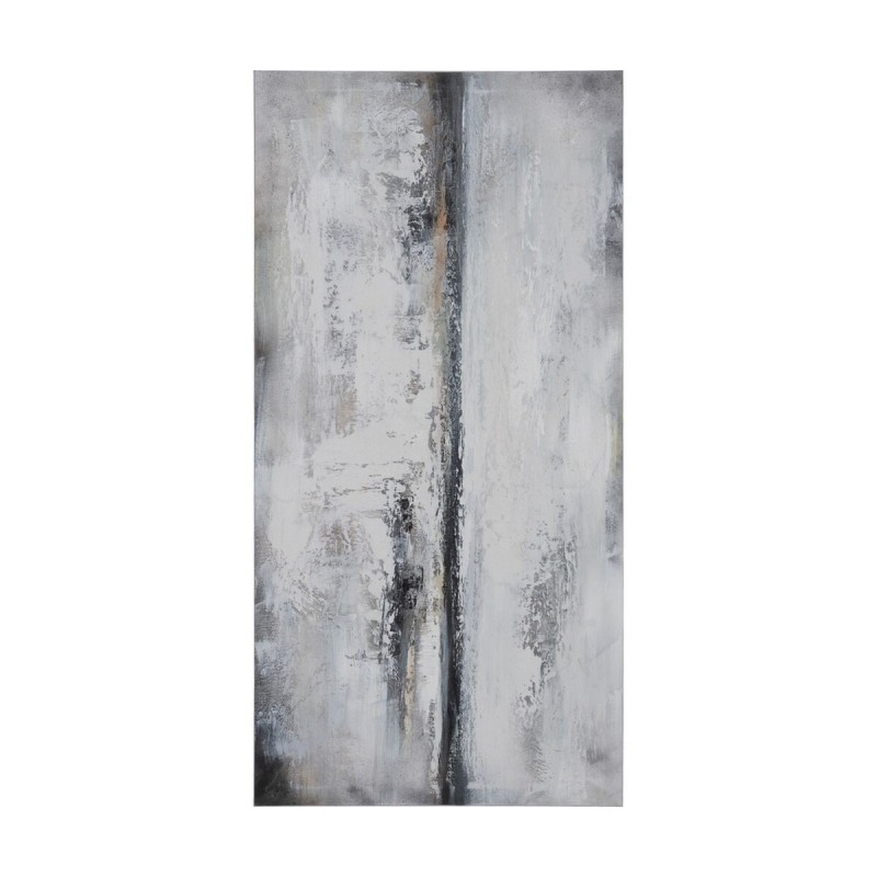Quadro Grigio Astratto 120 x 3 x 60 cm