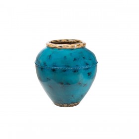 Vaso Romimex Azzurro Ceramica 55 x 55 x 55 cm