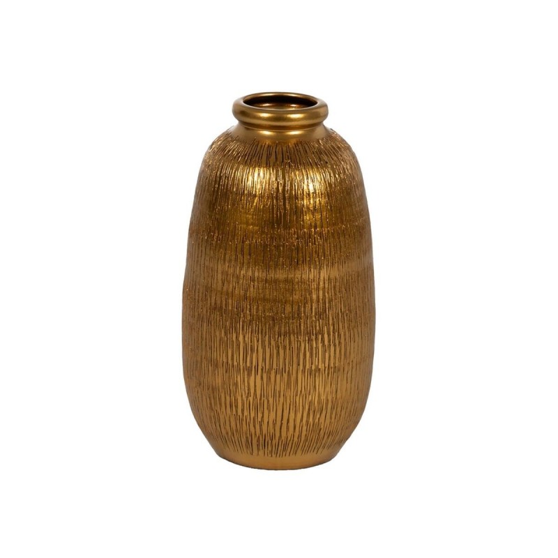 Vaso Dorato Ceramica 23 x 23 x 40 cm