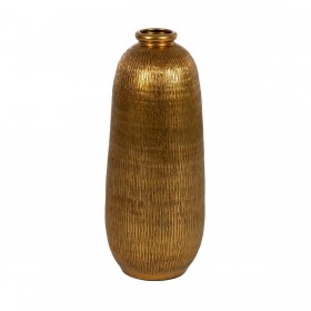 Vaso Dorato Ceramica 25 x 25 x 60 cm