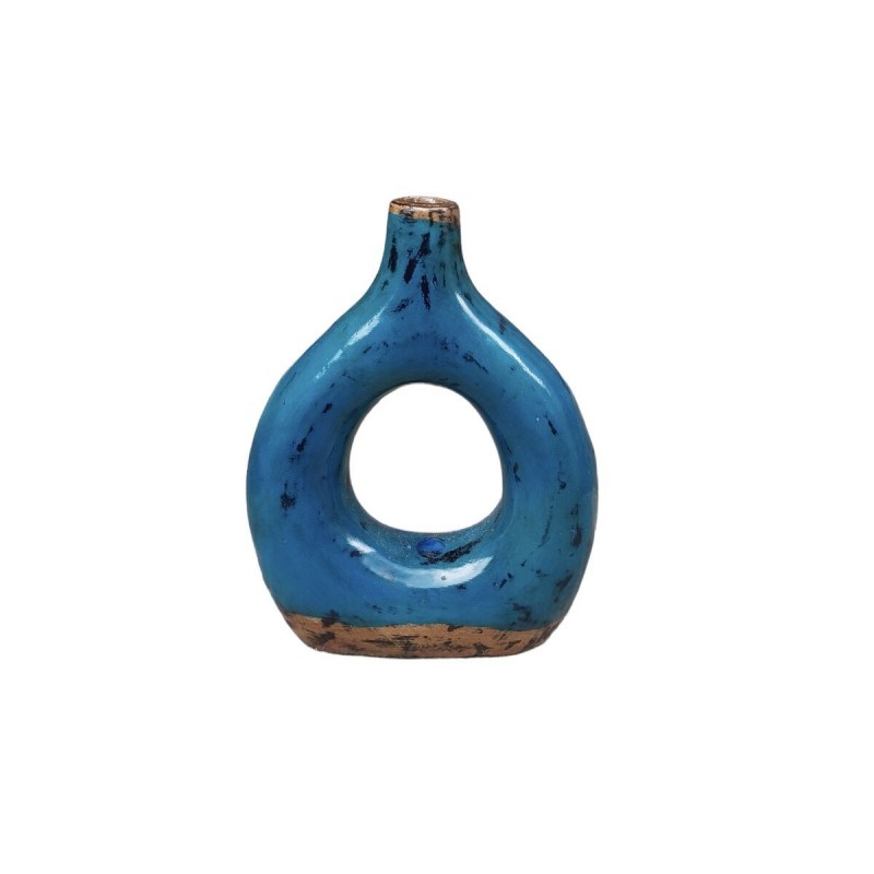 Vaso Romimex Azzurro Ceramica 20 x 26 x 10 cm