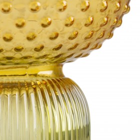Vaso Giallo Verde Cristallo