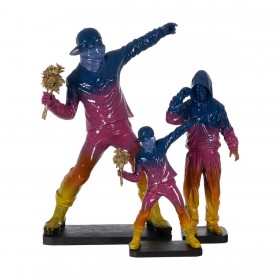Statua Decorativa Multicolore