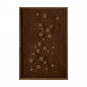 Quadro Marrone 80 x 7 x 120 cm