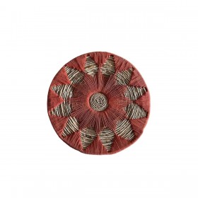 Decorazione da Parete Romimex Naturale Corallo Macramé 52 x 52 x 2 cm