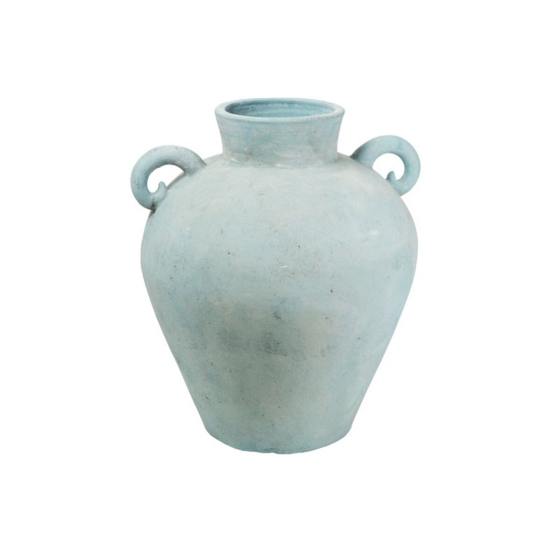Vaso Romimex Verde Terracotta 50 x 60 x 50 cm Con manici