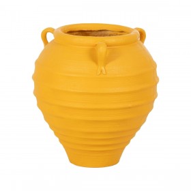 Vaso Giallo Resina 56 x 56 x 60 cm