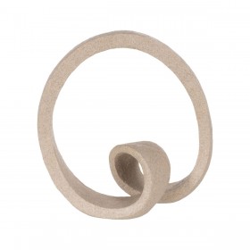 Statua Decorativa Beige Astratto 27,5 x 14,5 x 29 cm