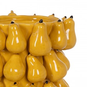 Vaso Giallo Ceramica 23,5 x 23,5 x 40 cm