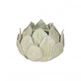 Vaso Verde Ceramica Fogli 17 x 17 x 12 cm