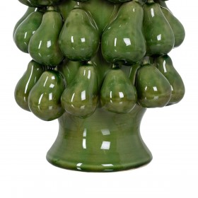 Vaso Verde Ceramica Pesci 22 x 22 x 31,5 cm