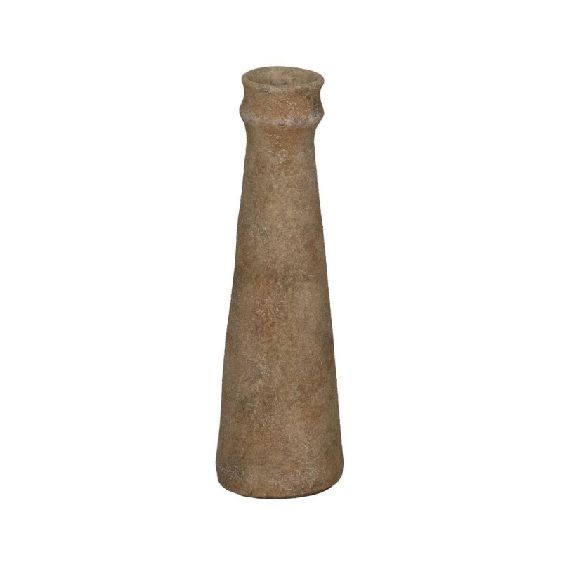 Vaso Beige Ceramica 12,6 x 12,6 x 42 cm