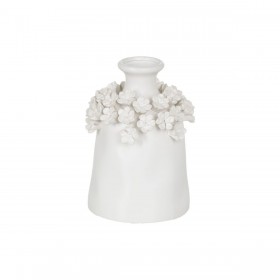 Vaso Bianco Ceramica 17 x 17 x 23 cm