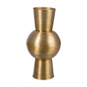 Vaso Dorato Alluminio 25,4 x 25,4 x 50,8 cm