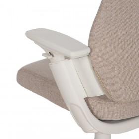 Sedia da Ufficio Bianco Beige 67,5 x 62 x 114,5 cm