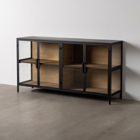 Stand Espositore Nero Naturale 150 x 38 x 80 cm