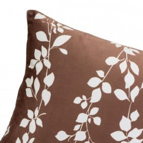 Cuscino RISE Marrone Stampato Velluto 50 x 10 x 30 cm