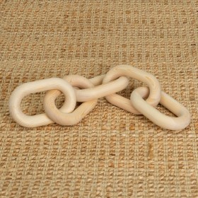 Statua Decorativa Naturale Catena 54 x 10 x 10 cm