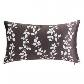 Cuscino RISE Grigio Stampato Velluto 50 x 10 x 30 cm