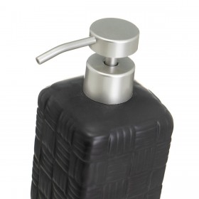 Set da Bagno Nero Ceramica 14 x 10 x 20 cm