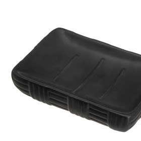 Set da Bagno Nero Ceramica 14 x 10 x 20 cm