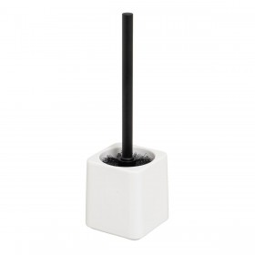 Scopino per il Bagno Bianco Ceramica 10 x 10 x 33 cm