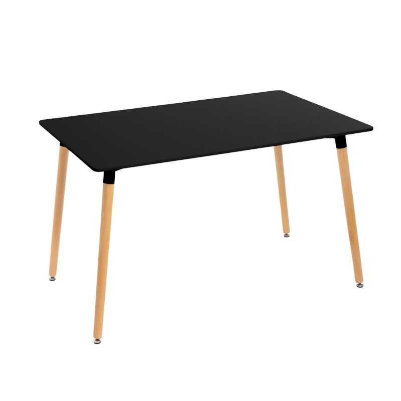 Tavolo Nero Naturale 120 x 80 x 75 cm