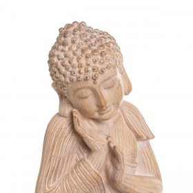 Statua Decorativa Naturale Buddha 25 x 19 x 36 cm