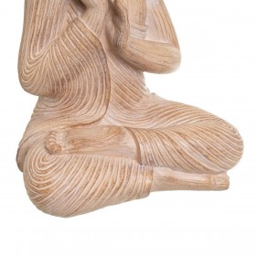 Statua Decorativa Naturale Buddha 25 x 19 x 36 cm