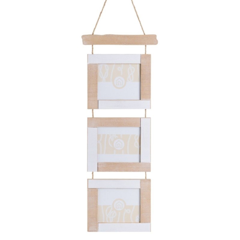 Cornice Portafoto Bianco Naturale Legno MDF