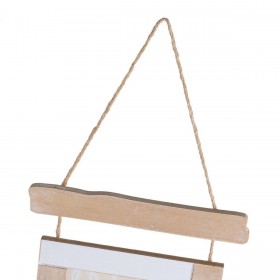 Cornice Portafoto Bianco Naturale Legno MDF