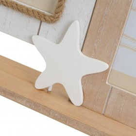 Cornice Portafoto Bianco Naturale Legno MDF