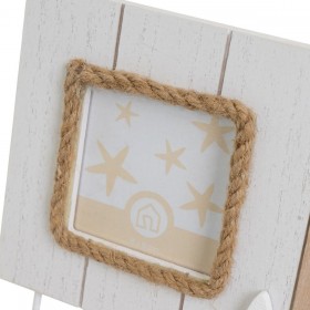 Cornice Portafoto Bianco Naturale Legno MDF