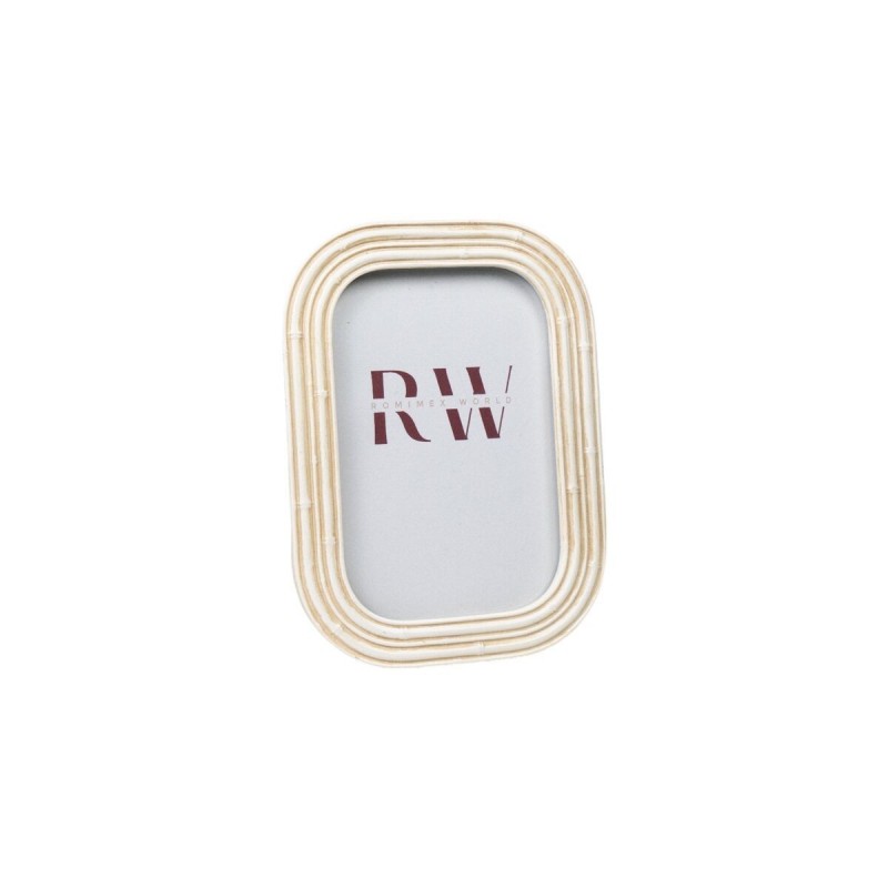 Cornice Portafoto Romimex Beige Resina 2 x 15 x 10 cm