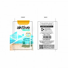 Ombrellone Aktive Azzurro Metallo Fibra di Vetro 280 x 260 x 280 cm (4 Unità)