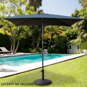 Ombrellone Aktive 300 x 245 x 200 cm Antracite Alluminio